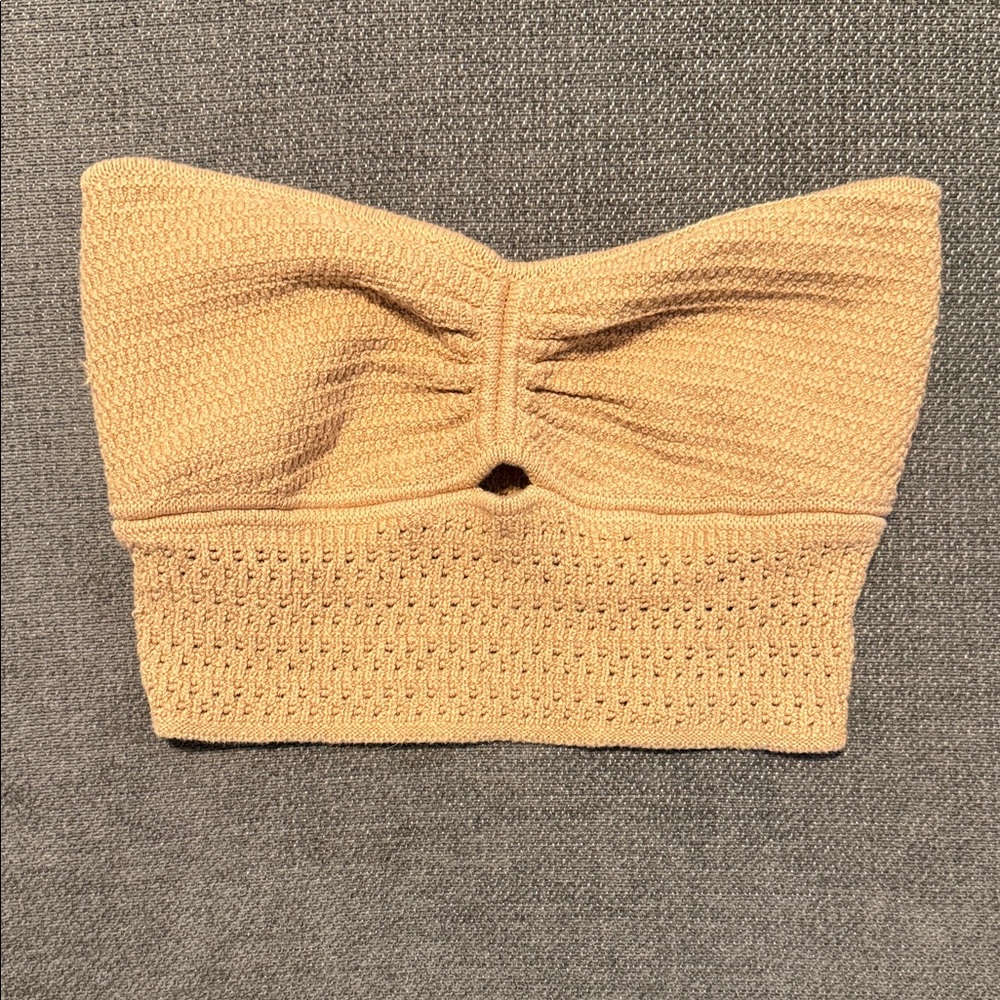 American Eagle Outfitters Beige Knit Top